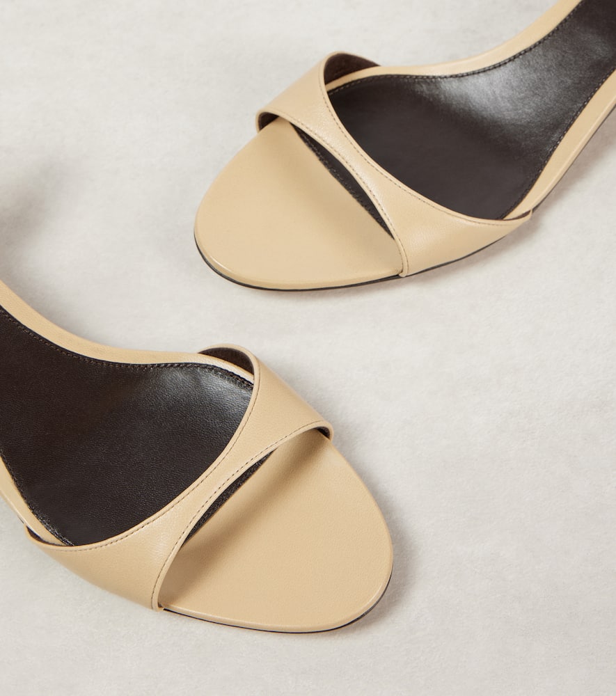 The Row Vika 35 leather sandals
