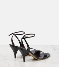The Row Vika 80 leather sandals