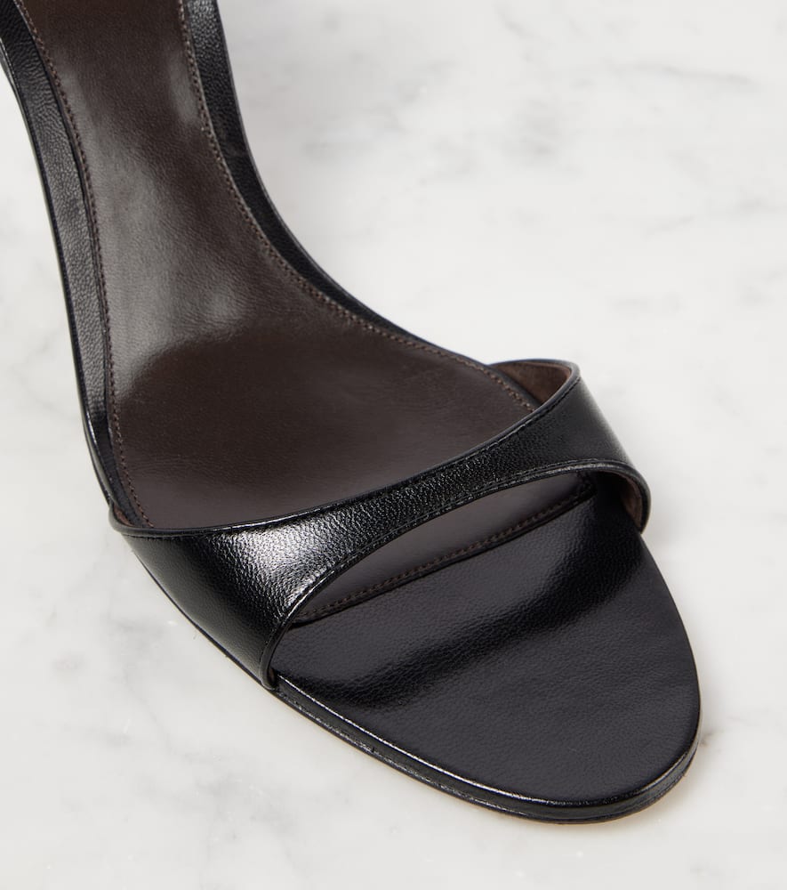 The Row Vika 80 leather sandals