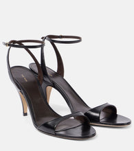 The Row Vika 80 leather sandals