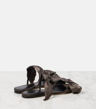 The Row Vika satin sandals