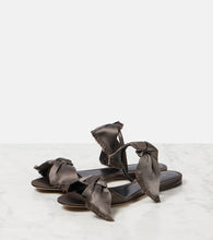 The Row Vika satin sandals