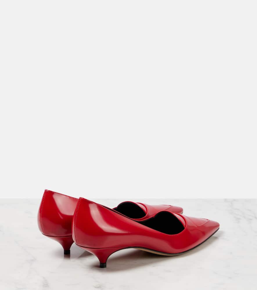 The Row Viv leather pumps