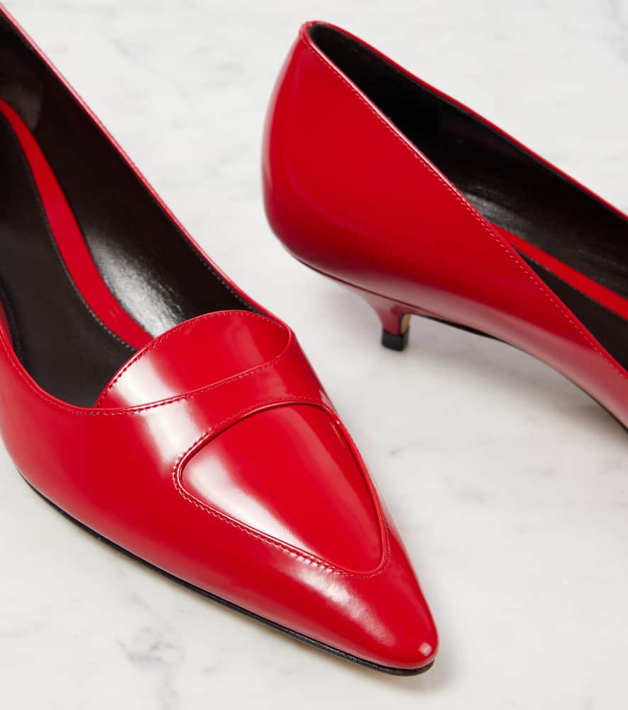 The Row Viv leather pumps