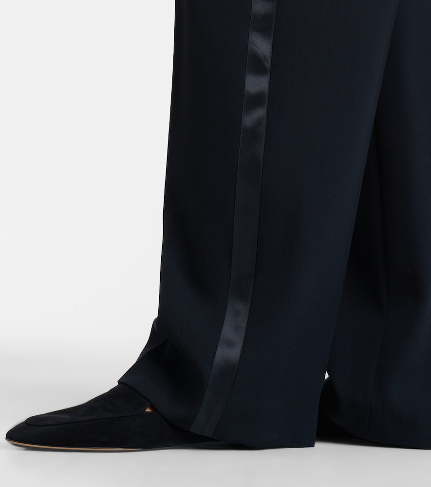 The Row Awar suede loafers - Black Loafers