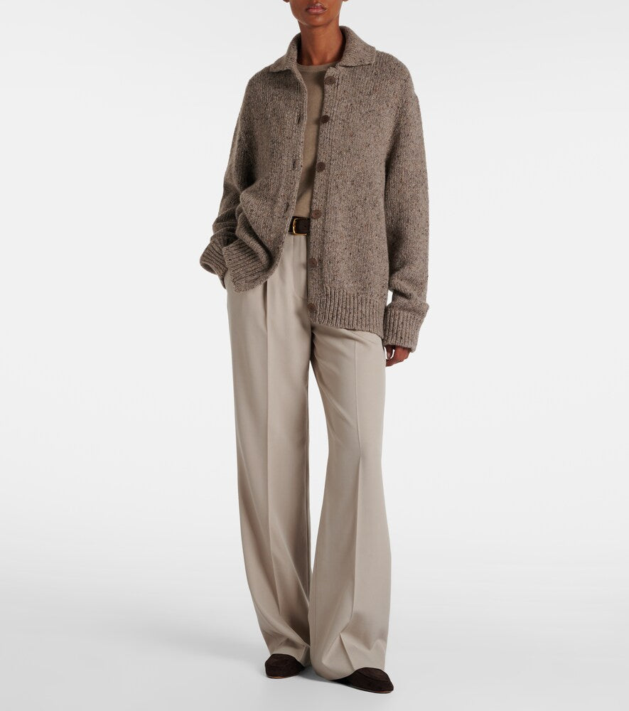 Brown The Row Awar suede loafers - Loafers