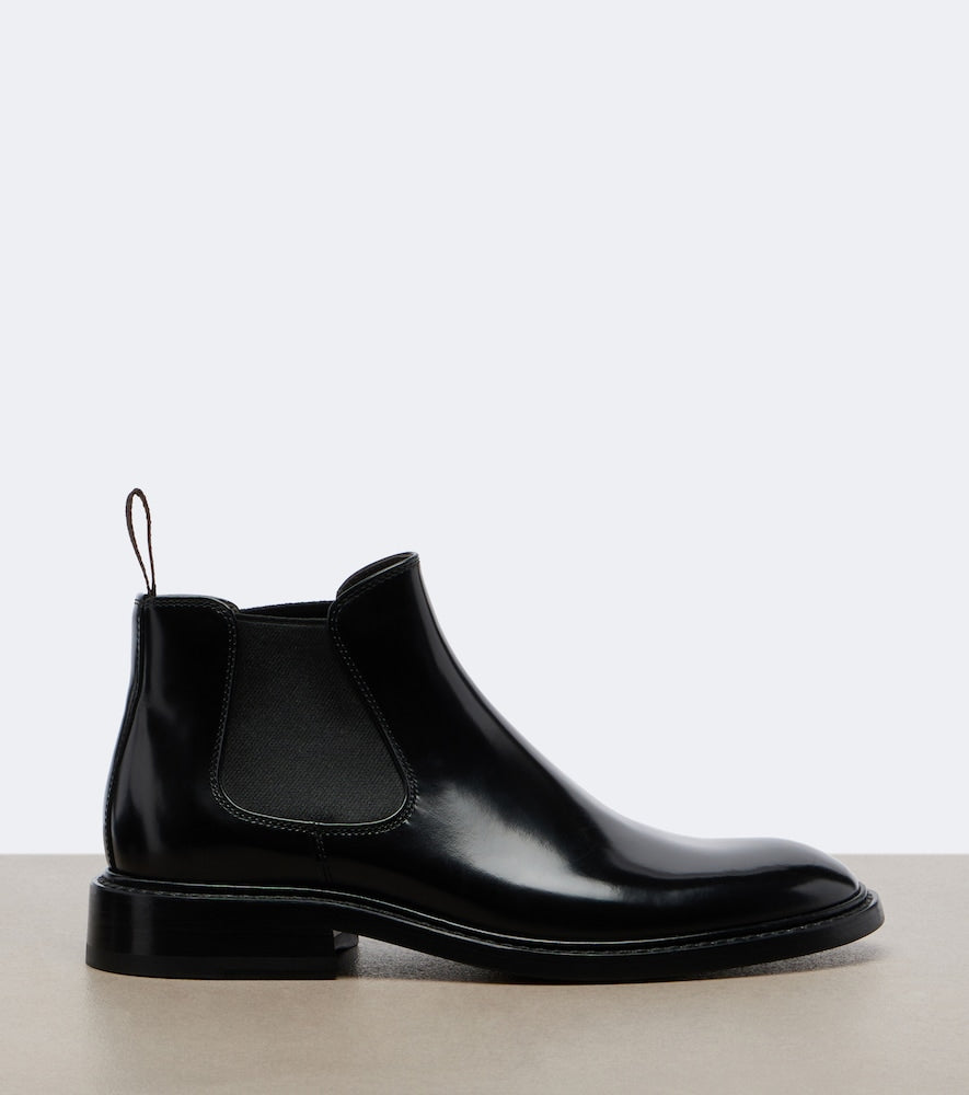 The Row Gable leather Chelsea boots (Black) - Flat Boots