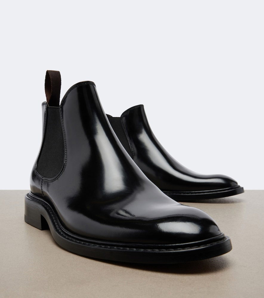 The Row Gable leather Chelsea boots (Black) - Flat Boots
