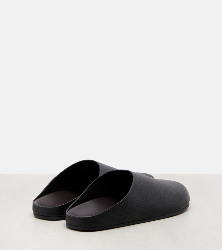 Black The Row Hudson leather mules - Mules