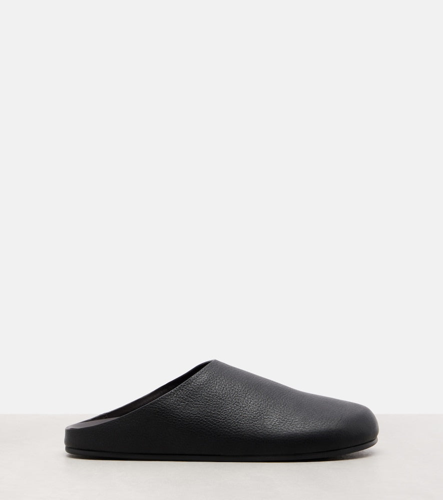 Black The Row Hudson leather mules - Mules