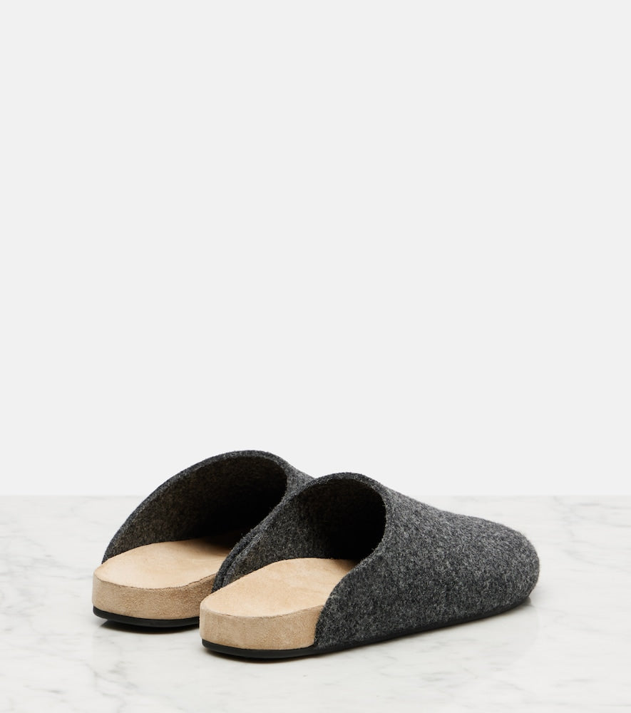 Grey The Row Hudson slippers - Mules