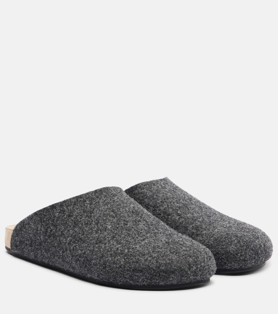 Grey The Row Hudson slippers - Mules