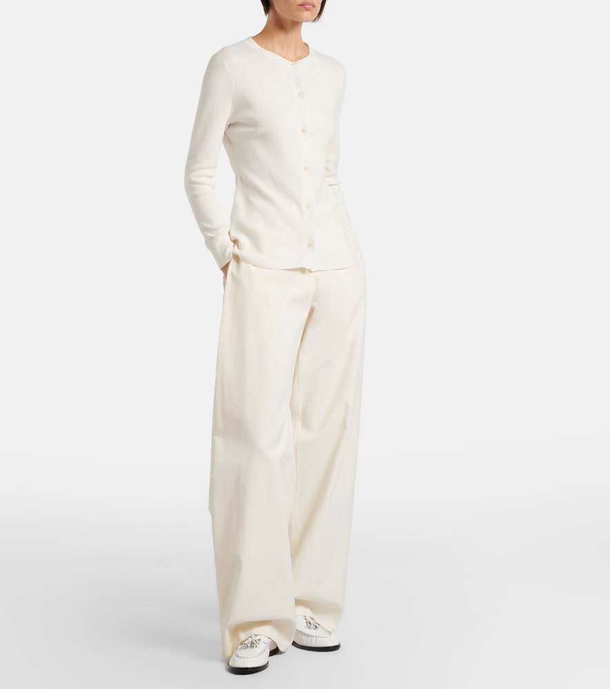 The Row Mens leather loafers - White Loafers