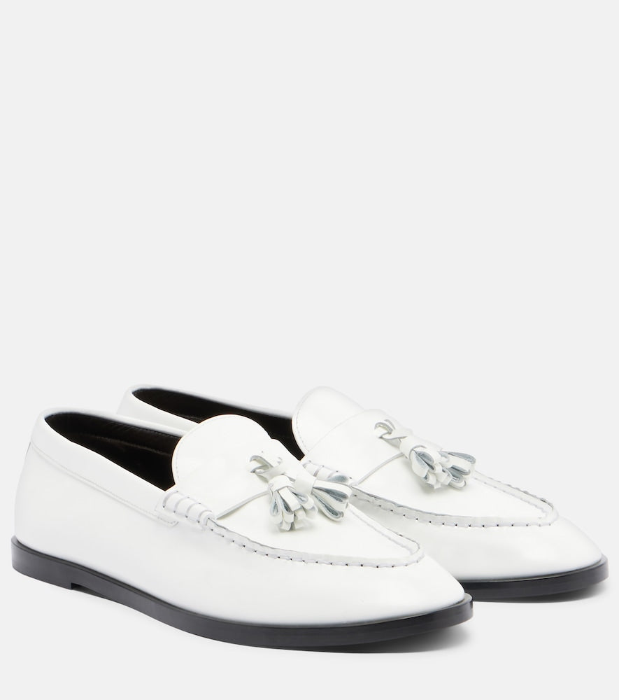 The Row Mens leather loafers - White Loafers