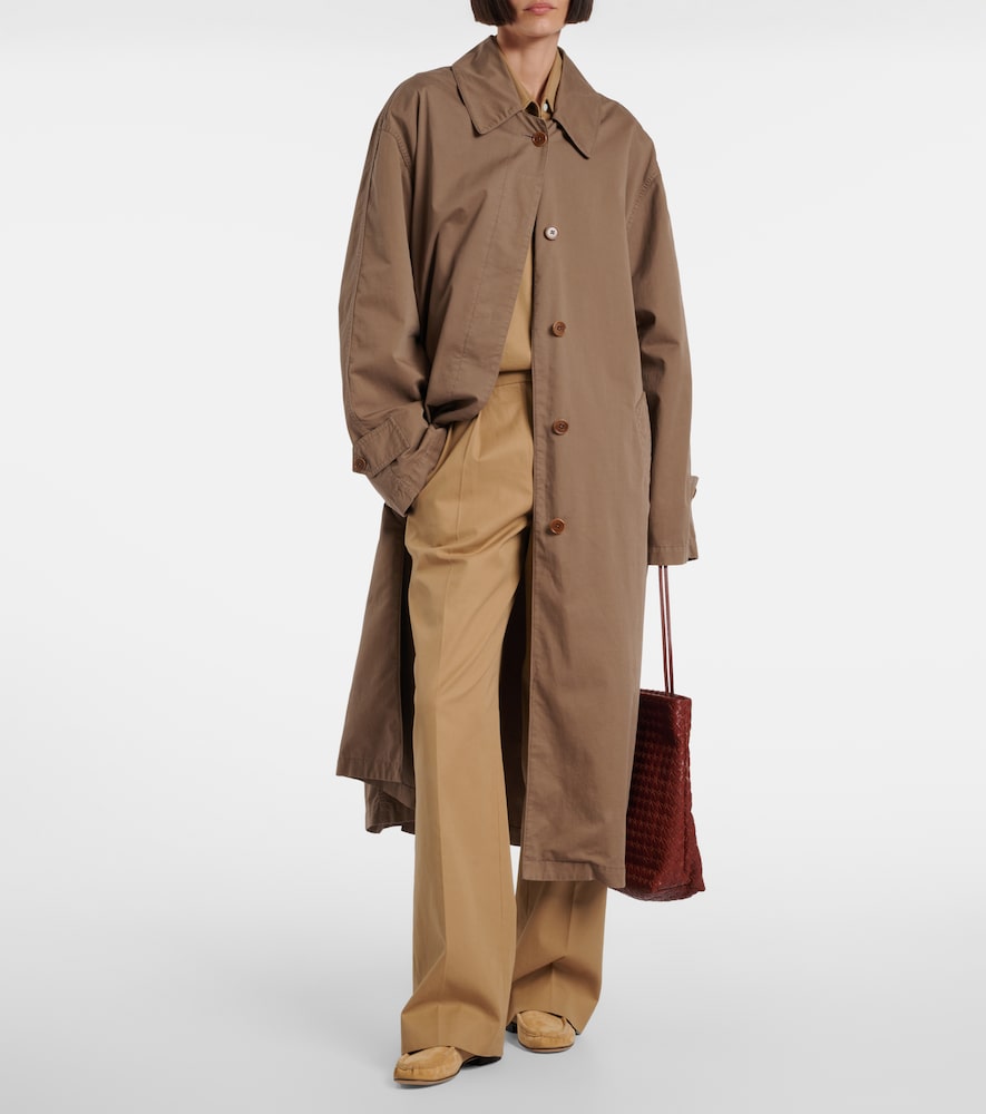 The Row Soft suede loafers (Beige) - Loafers