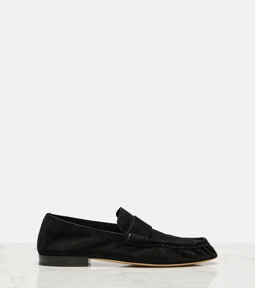 Black The Row Soft suede loafers - Loafers