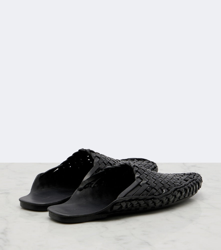 Black The Row Woven leather mules - Mules