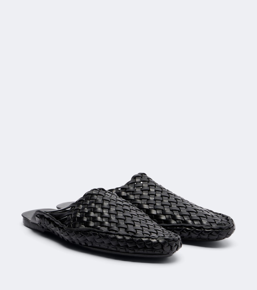 Black The Row Woven leather mules - Mules
