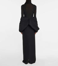 The Row Wool and mohair maxi dress