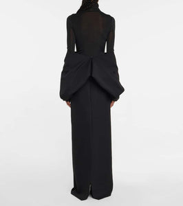 The Row Wool and mohair maxi dress