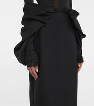 The Row Wool and mohair maxi dress