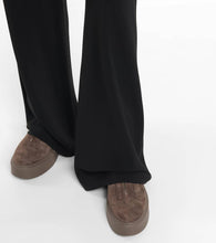 The Row Zipped Boot 1 suede boots