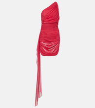 The Sei Drape-detail ruched chiffon minidress. Sei 褶皱细节雪纺迷你连衣裙