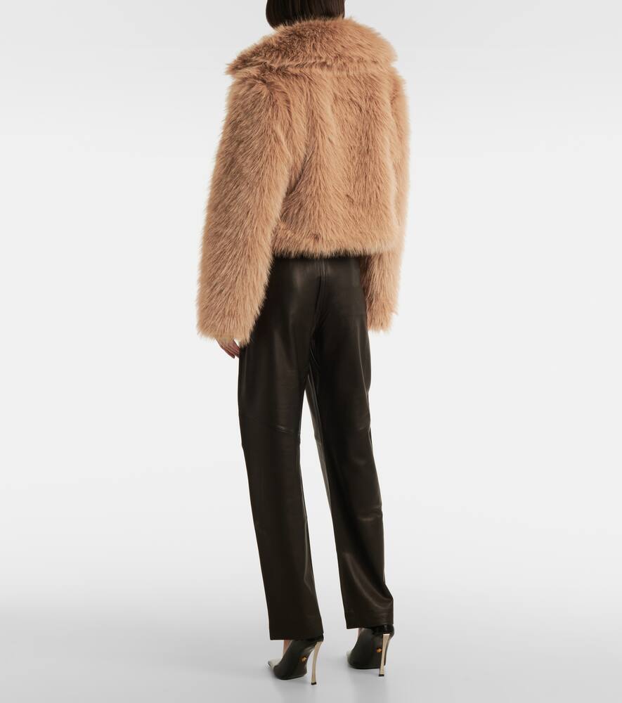 The Sei Faux fur bomber jacket