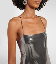The Sei Metallic jersey gown