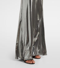 The Sei Metallic jersey gown