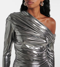 The Sei One-shoulder jersey minidress