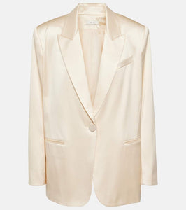 The Sei Oversized silk blazer