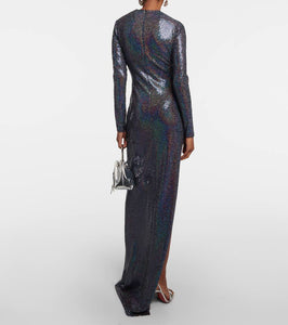 The Sei Sequined cutout gown