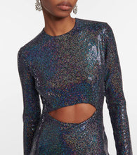 The Sei Sequined cutout gown