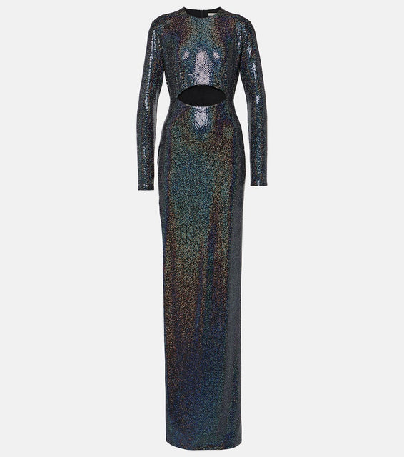 The Sei Sequined cutout gown