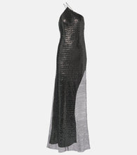 The Sei Sequined one-shoulder gown. Sei亮片单肩礼服