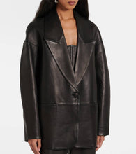 The Sei Slouchy leather blazer