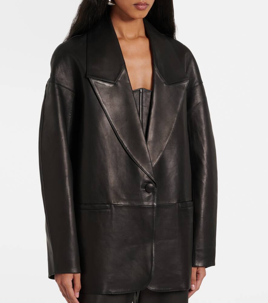 The Sei Slouchy leather blazer