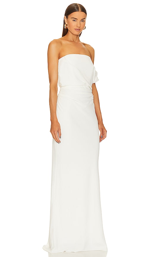 The Sei Strapless Gown in Ivory