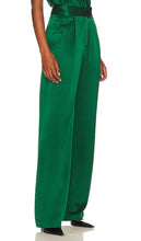 The Sei Wide Leg Trouser in Dark Green