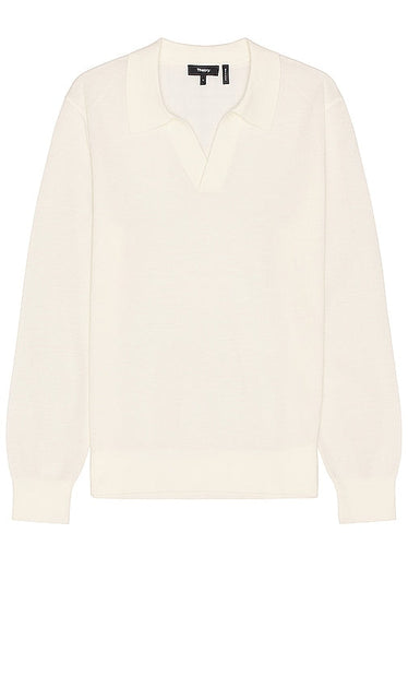Theory Briody Sweater in Ivory - Pull Theory Briody en ivoire - Theory Briody 象牙色毛衣 - Theory Briody Pullover in Elfenbein - Theory Briody 스웨터 아이보리 색상 - Maglione Briody Theory in avorio