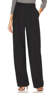 Theory Double Pleat Pant in Black - Pantalon Theory à double plis en noir - Theory 双褶长裤（黑色） - Theory-Hose mit doppelter Bundfalte in Schwarz - Theory 더블 플리츠 팬츠 - Pantaloni Theory con doppia piega in nero