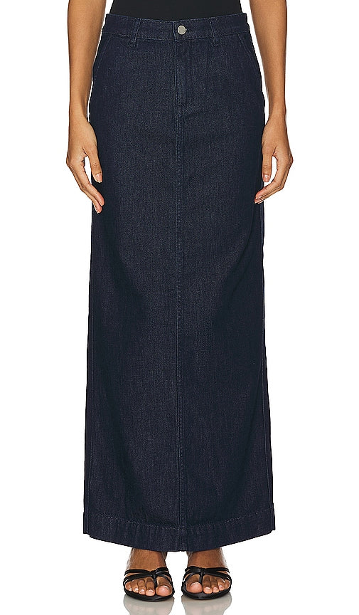 Theory Maxi Trouser Skirt in Blue - Jupe pantalon longue Theory en bleu - Theory 蓝色长裤裙 - Theory Maxi-Hosenrock in Blau - Theory 맥시 팬츠 스커트 - Gonna pantalone maxi Theory in blu