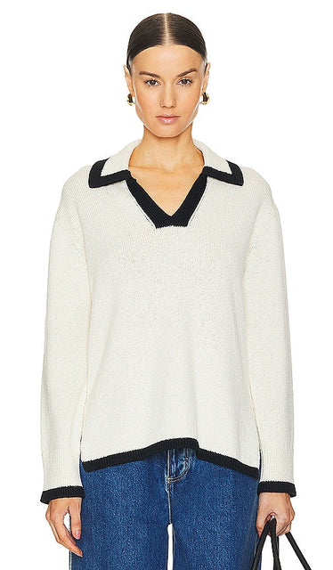 Theory Pullover in White - Pull Theory en blanc - 白色 Theory 套头衫 - Theory-Pullover in Weiß - Theory 풀오버 화이트 색상 - Pullover Theory in bianco