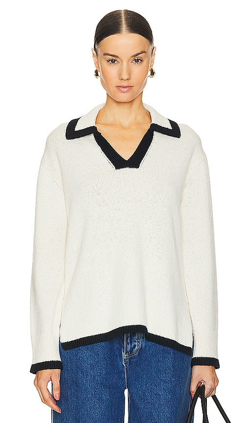 Theory Pullover in White - Pull Theory en blanc - 白色 Theory 套头衫 - Theory-Pullover in Weiß - Theory 풀오버 화이트 색상 - Pullover Theory in bianco