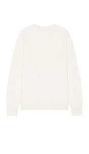 Theory Riland Crew Sweater in Beige