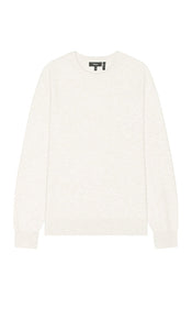 Theory Riland Crew Sweater in Beige - Pull ras du cou Theory Riland en beige - Theory Riland 米色圆领毛衣 - Theory Riland Rundhalspullover in Beige - Theory Riland 크루 스웨터베이지색 - Maglione girocollo Theory Riland in beige