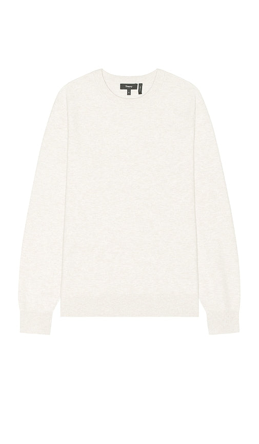 Theory Riland Crew Sweater in Beige - Pull ras du cou Theory Riland en beige - Theory Riland 米色圆领毛衣 - Theory Riland Rundhalspullover in Beige - Theory Riland 크루 스웨터베이지색 - Maglione girocollo Theory Riland in beige