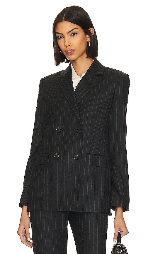 Theory Slim Jacket Suiting in Charcoal