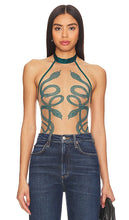 Thistle and Spire Medusa Bodysuit in Green - Body Medusa Thistle and Spire en vert - 绿色 Thistle and Spire Medusa 连体衣 - Distel- und Spire-Medusa-Body in Grün - Thistle and Spire 메두사 바디수트 - Body Medusa con cardo e guglia in verde